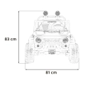 Autko terenowe dla dzieci PASSION 4x4 Czerwony SX3568.CR